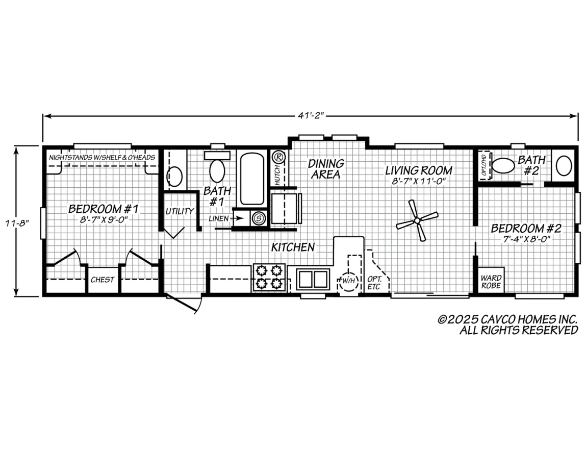 Chariot Eagle Hawk Classic 12422A floor plan