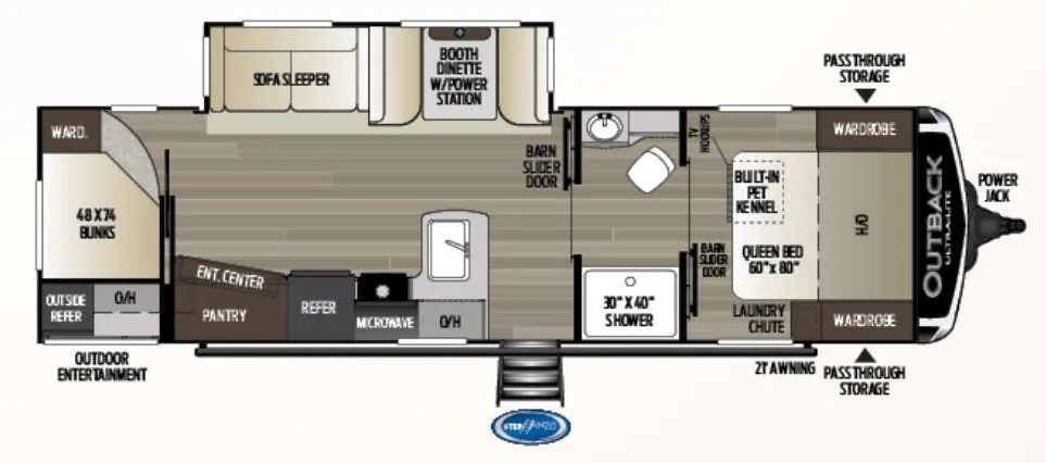 Keystone Outback Ultra-Lite 291UBH exterior