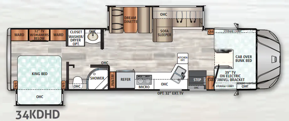 Dynamax Corp Force HD 34KD HD floor plan
