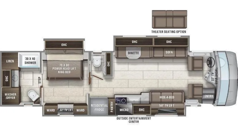 Entegra Coach Reatta XL 39T2 floor plan