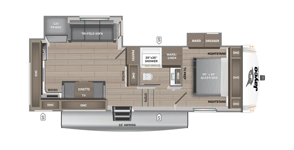 2027 Jayco Eagle SLE 24MLE floor plan