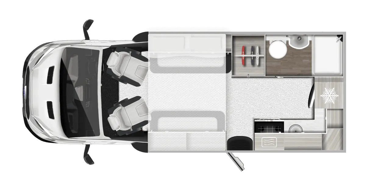 Auto-Trail F-Line F62 floor plan