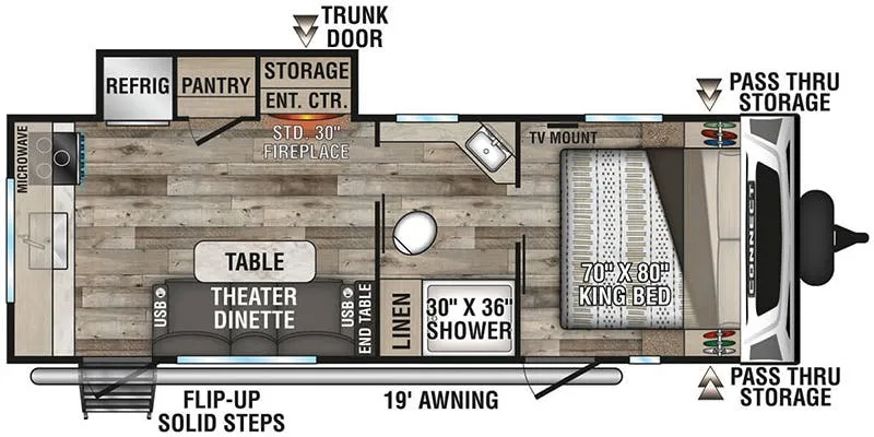 K-Z Connect C231RK floor plan