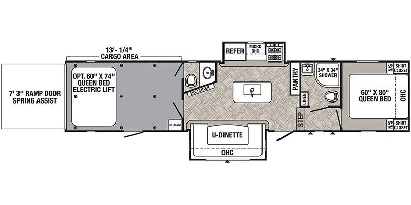 Palomino Puma Unleashed 383DSS floor plan