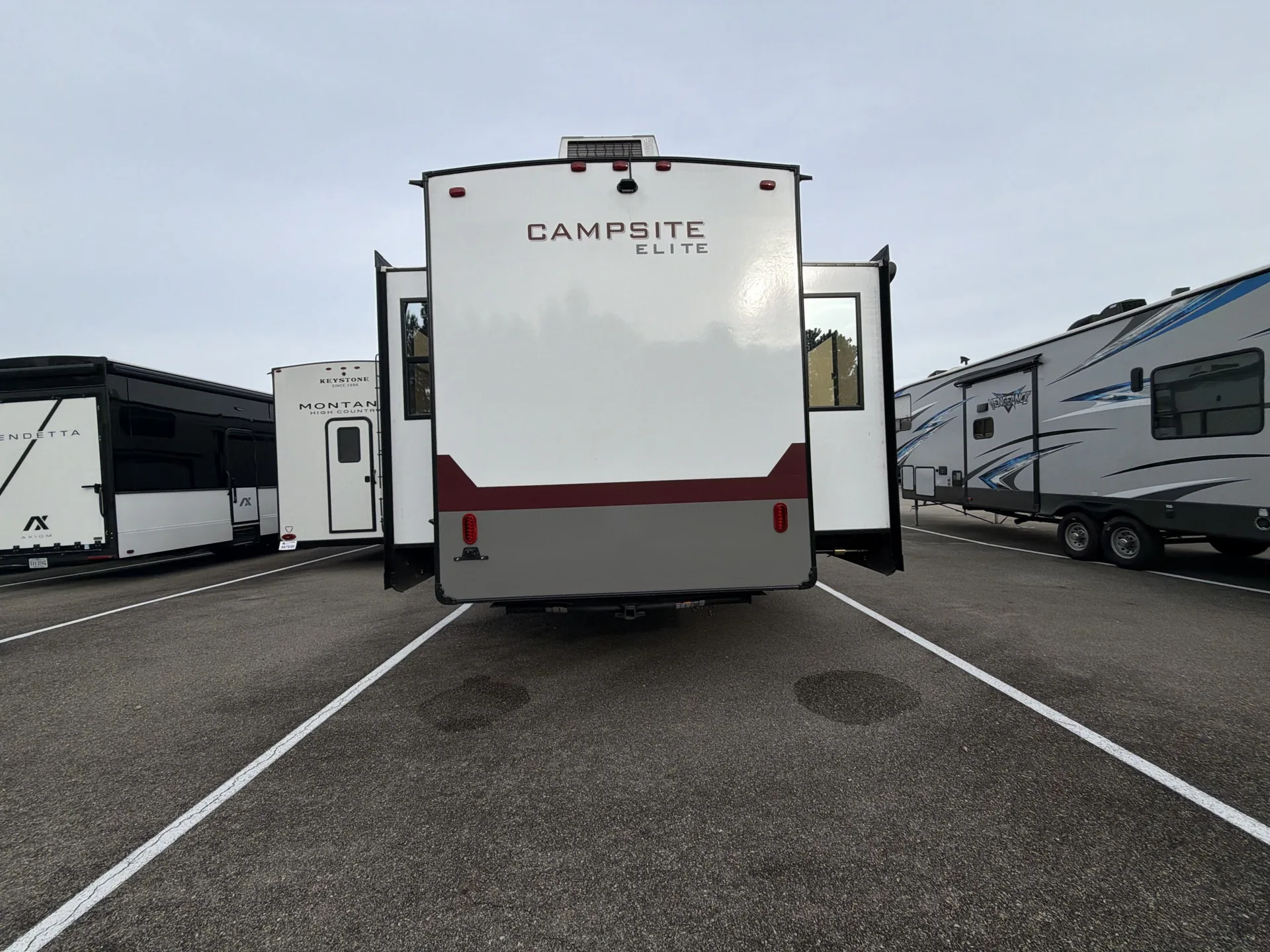 2026 Forest River Campsite Elite 36AK — backside