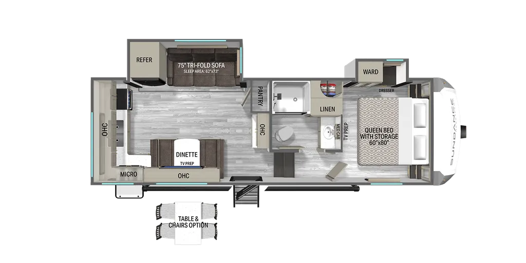2026 Heartland Sundance XLT 24ML floor plan