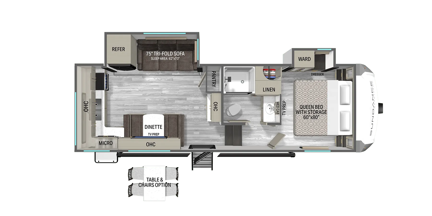 2026 Heartland Sundance XLT 24ML - Floor plan