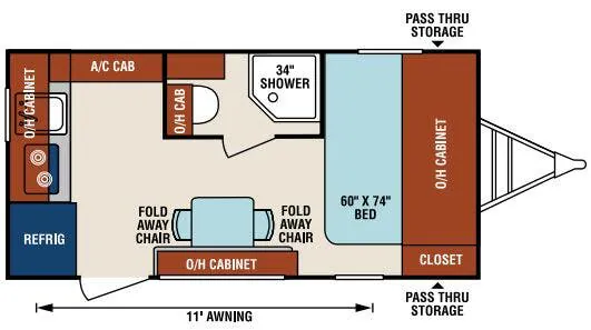 Venture RV Sonic Lite SL149VML floor plan
