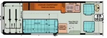 Sportsmobile Transit 162S floor plan