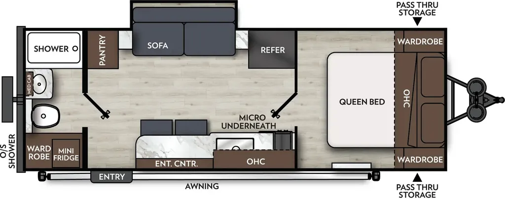 2026 Coachmen Apex Nano 224RBS floor plan
