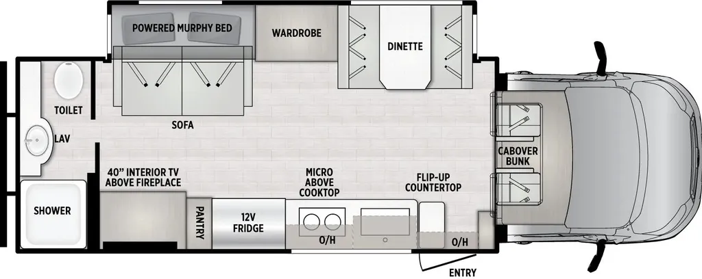 2026 East to West Bravado 29S floor plan