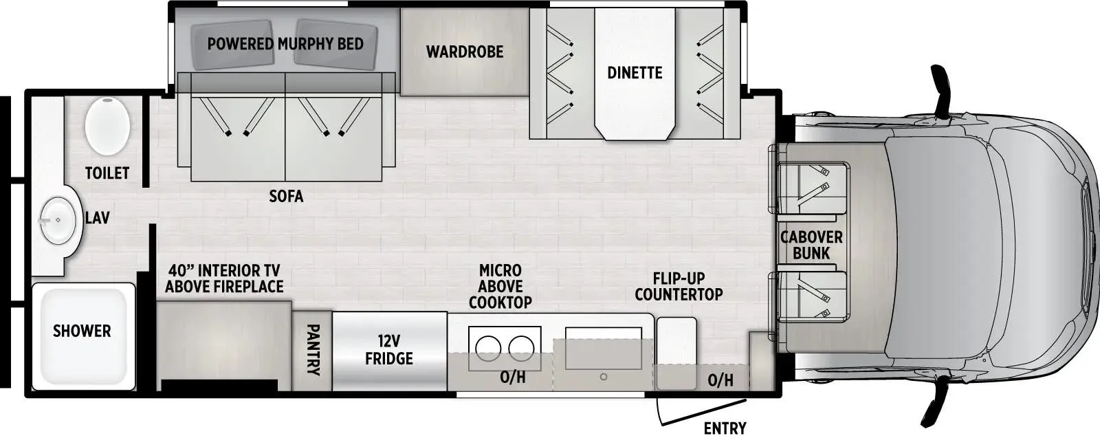 2026 East to West Bravado 29S - Floor plan