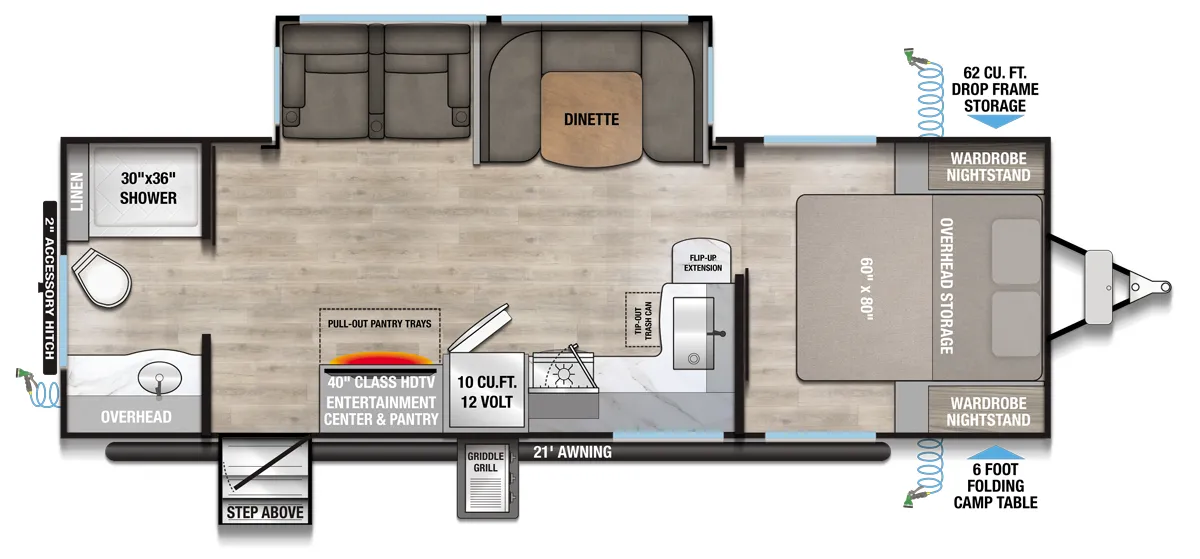 Alliance RV Delta 262RB floor plan