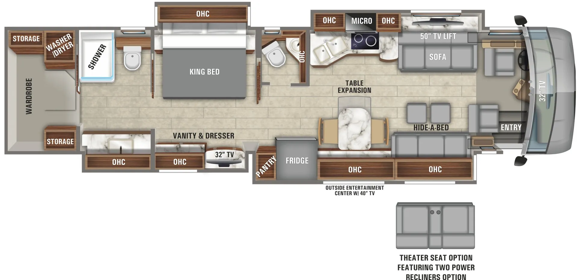 Entegra Coach Aspire 44F floor plan