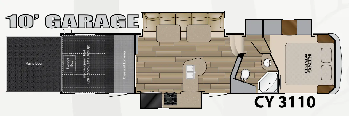 Heartland Cyclone 3110 floor plan