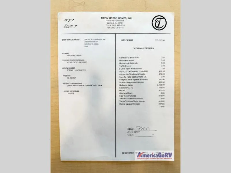 2019 Tiffin Wayfarer 25 RW - Photo 3