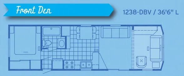 Canterbury RV Bayview 1238-DBV floor plan