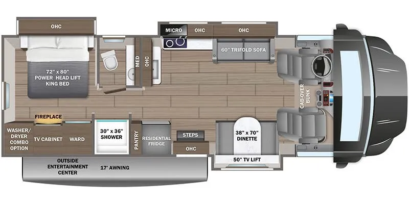 Jayco Seneca XT 35L floor plan