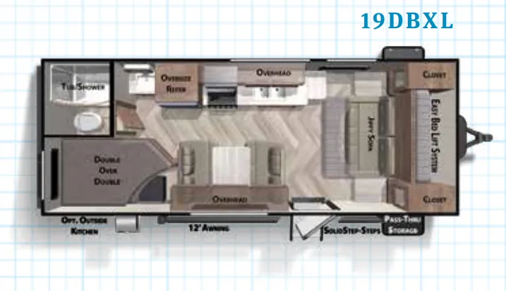 Forest River Salem Cruise Lite 19DBXL exterior