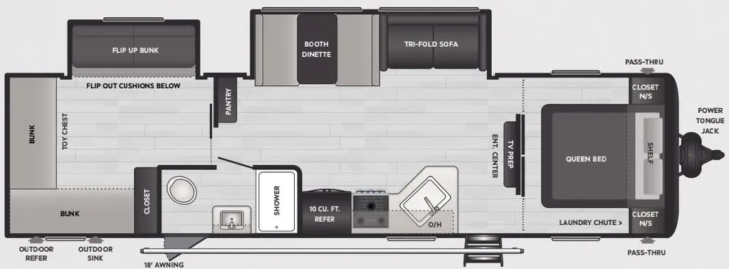 2025 Keystone Springdale 310BR floor plan