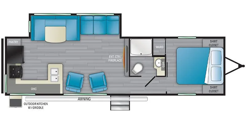 Heartland Pioneer PI RK 300 floor plan