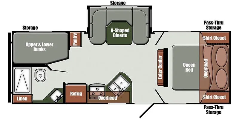 Gulf Stream Envision LE 25BHS floor plan