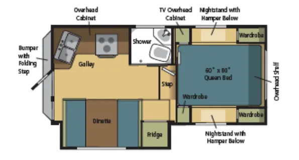 Adventurer Eagle Cap 955 floor plan