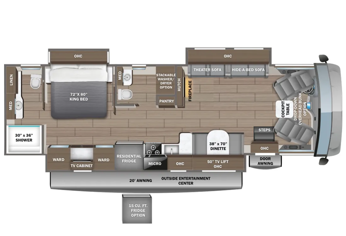 Entegra Coach Vision XL 36C floor plan