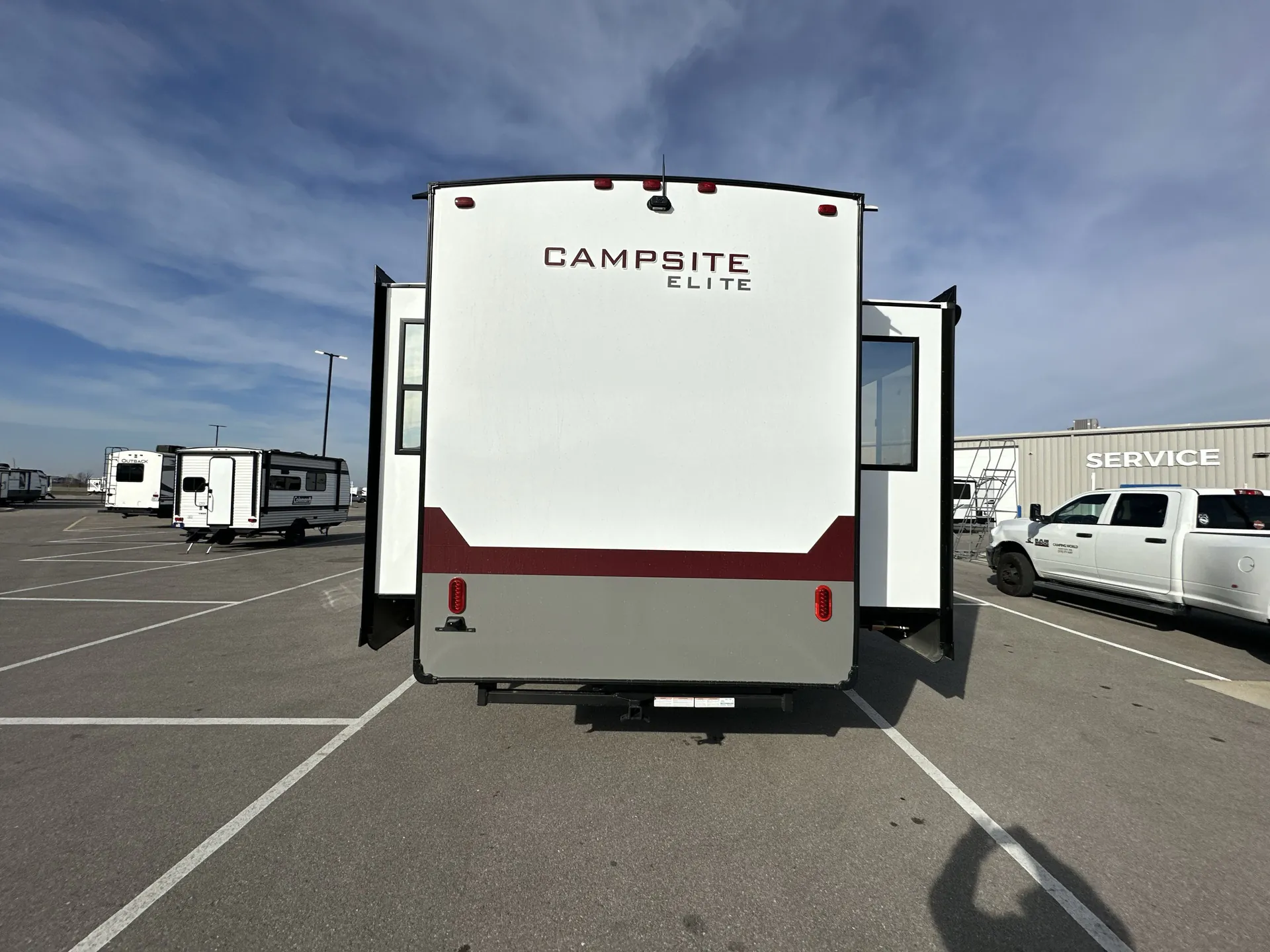 2026 Forest River Campsite Elite 36AK — backside