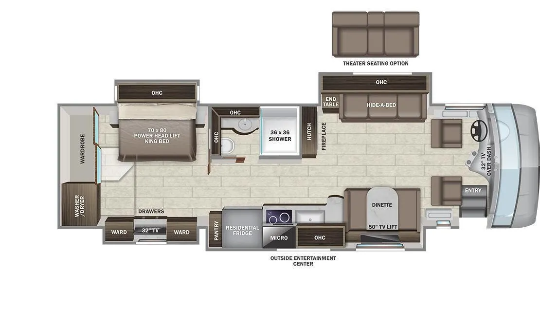 Entegra Coach Reatta XL 37K floor plan