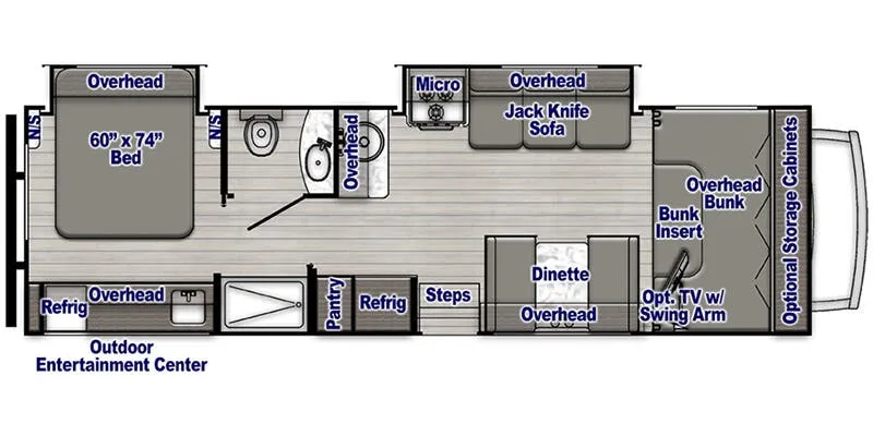 2026 Gulf Stream RV Conquest Class C 6314 - Floor plan