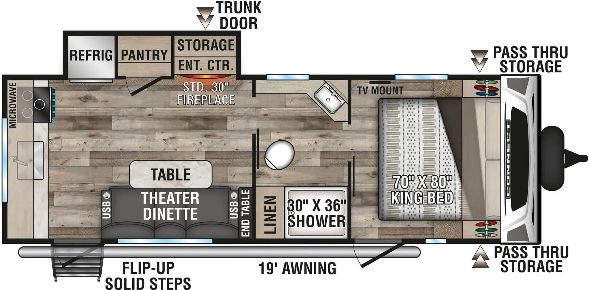 K-Z Connect C231RK floor plan