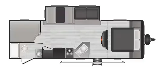 Keystone Hideout LHS 272BH floor plan