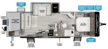 Grand Design Transcend 265BHT floor plan