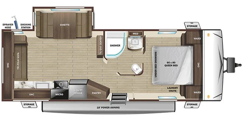 Olympia Lite 242RL floor plan