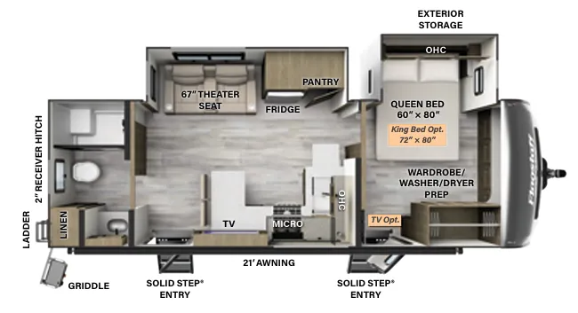 Forest River Flagstaff Classic 826RBS floor plan