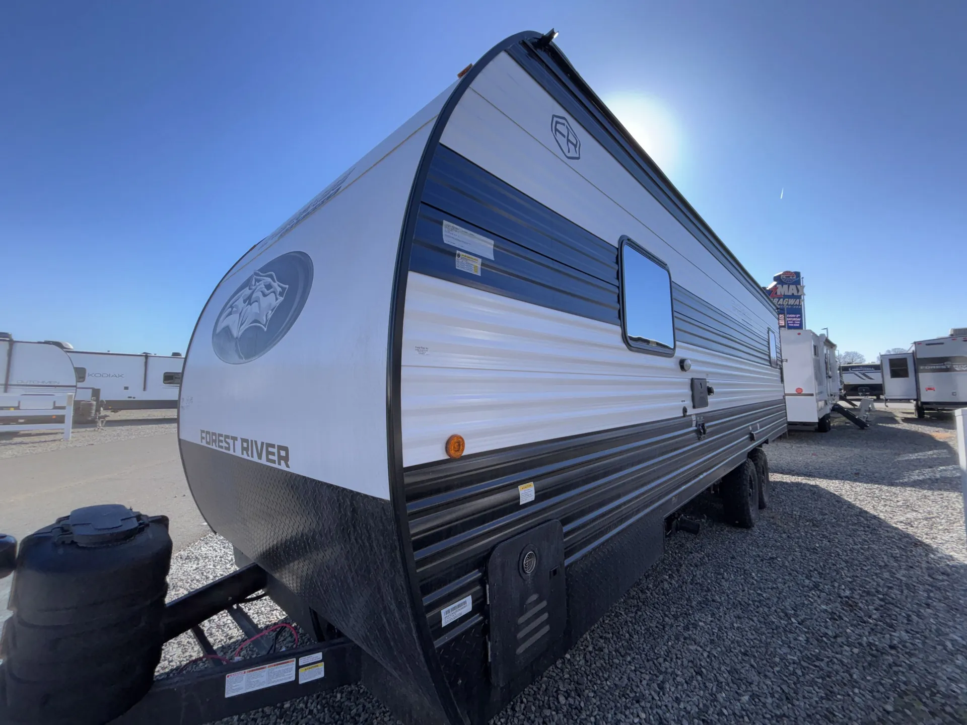 2026 Forest River Grey Wolf 22RR — campside