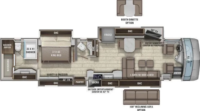 Entegra Coach Anthem 44B floor plan