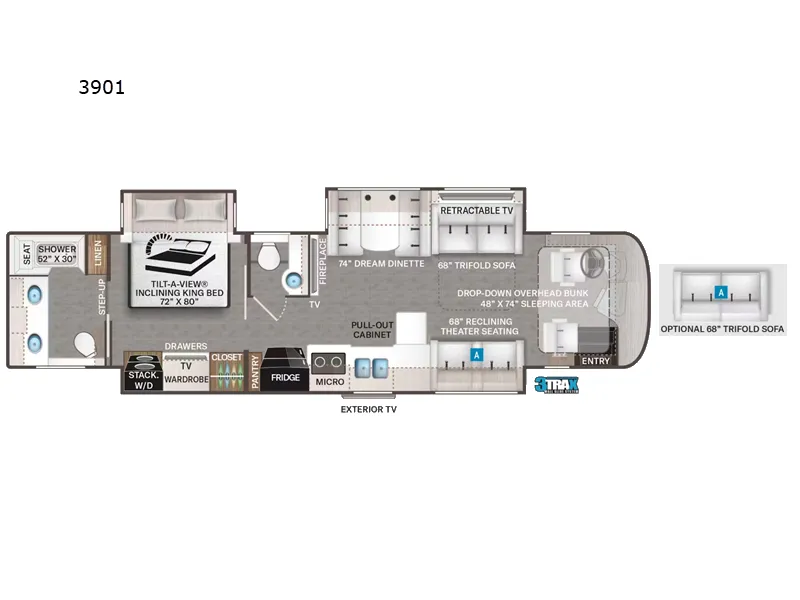 2026 Thor Motor Coach Aria 3901 - Photo 3