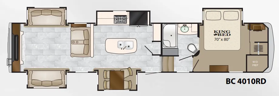 Heartland Big Country 4010RD floor plan