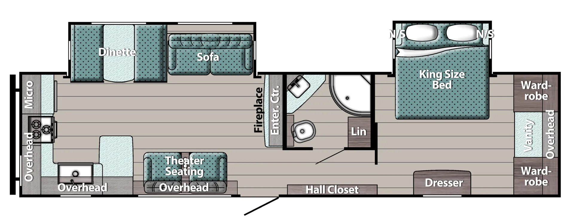 Gulf Stream Trailmaster Supreme 302SBW floor plan