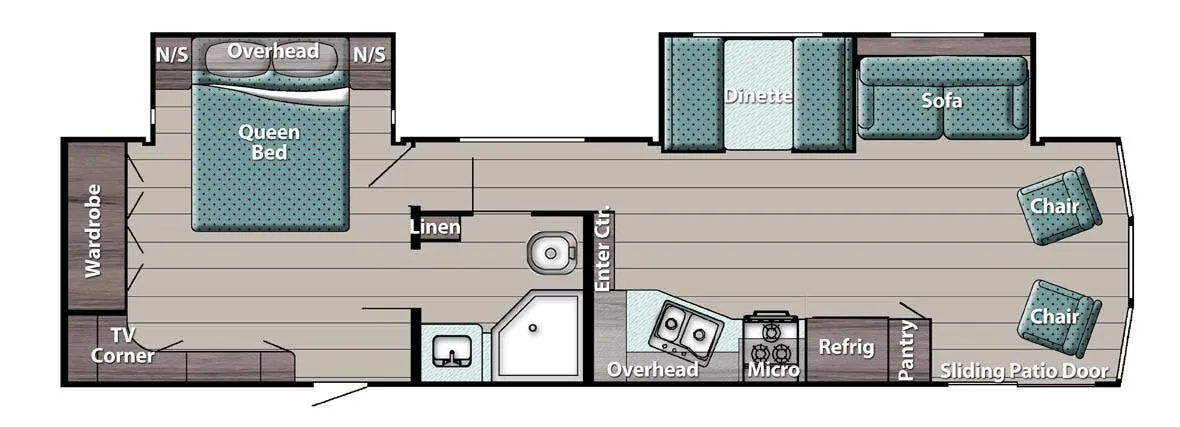 Gulf Stream Trailmaster Lodge 34FLS exterior