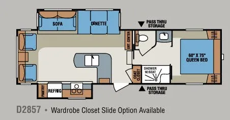K-Z Durango 1500 D2857 floor plan