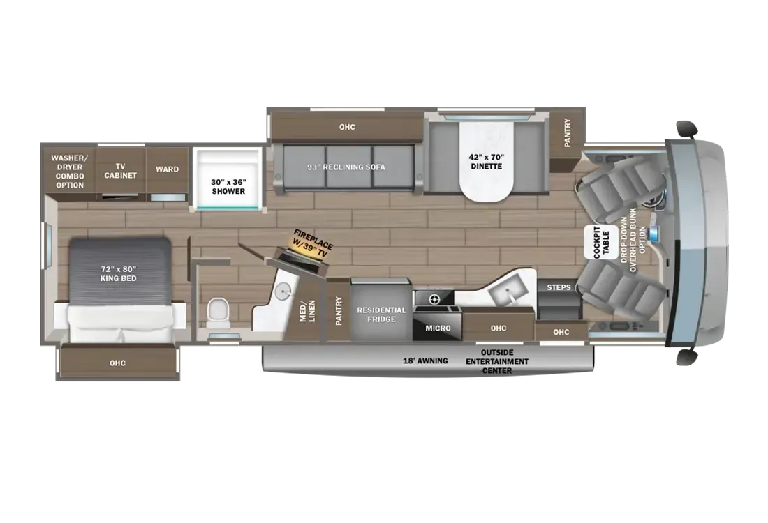 Entegra Coach Vision XL 34B floor plan