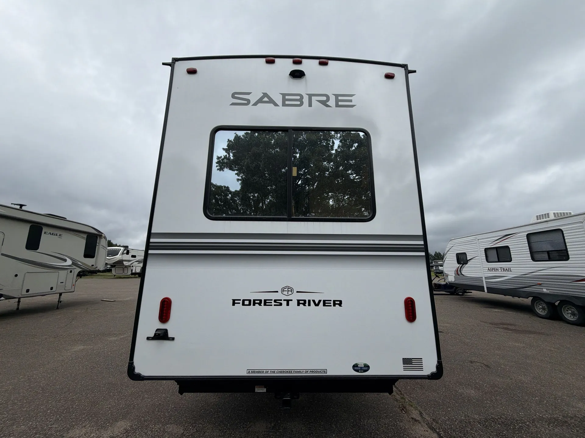 2027 Forest River Sabre 36EST — backside