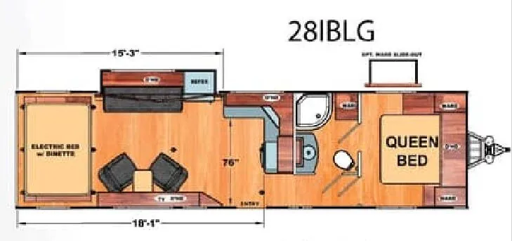 Eclipse Stellar 281BLG floor plan