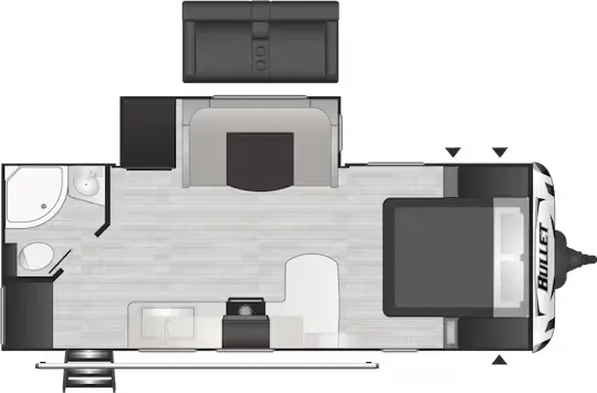 Keystone Bullet Premium 221RBSWE floor plan