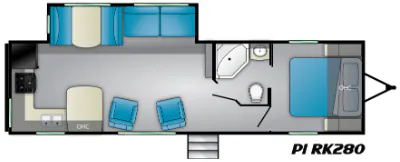 Heartland Pioneer RK280 floor plan