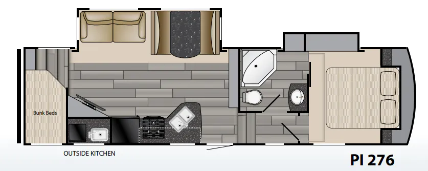 Heartland Pioneer PI 276 floor plan