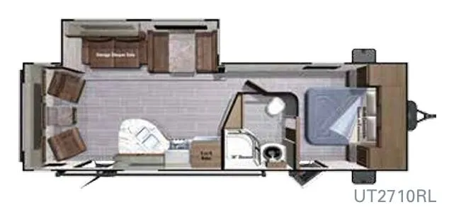 Highland Ridge Open Range Ultra Lite UT2710RL floor plan